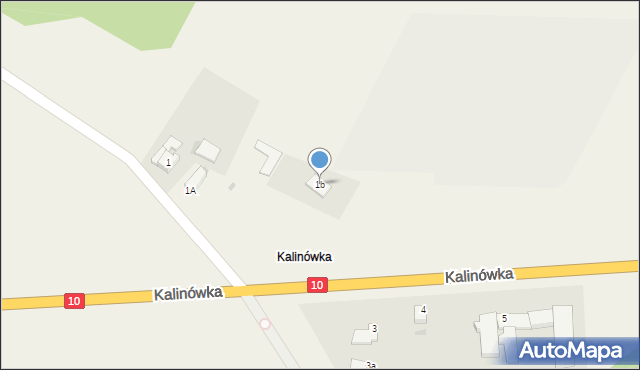 Kalinówka, Kalinówka, 1b, mapa Kalinówka