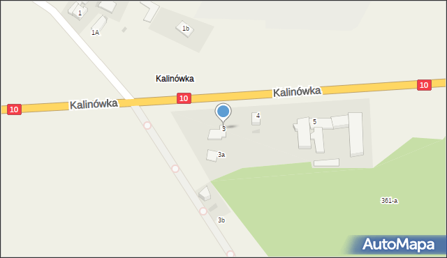 Kalinówka, Kalinówka, 3, mapa Kalinówka