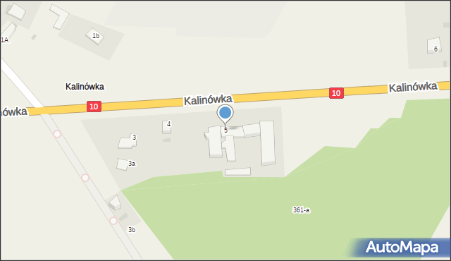 Kalinówka, Kalinówka, 5, mapa Kalinówka