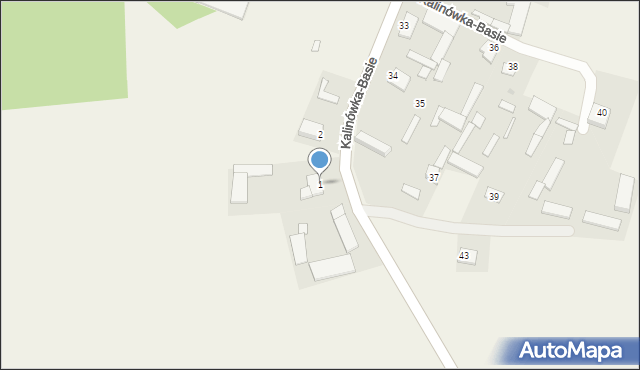 Kalinówka-Basie, Kalinówka-Basie, 1, mapa Kalinówka-Basie