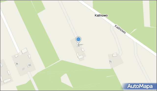 Kalinowo, Kalinowo, 32, mapa Kalinowo