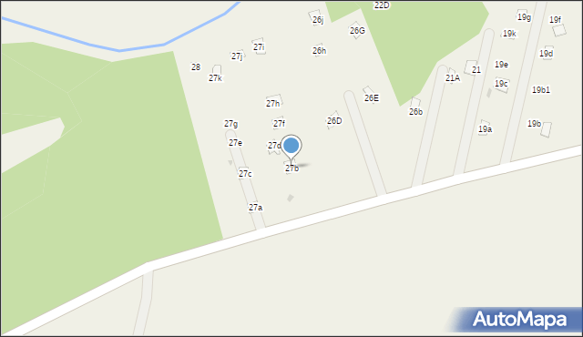 Kalinowo, Kalinowo, 27b, mapa Kalinowo