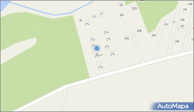 Kalinowo, Kalinowo, 27c, mapa Kalinowo