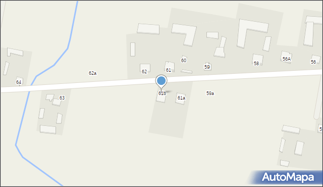 Kalinowo, Kalinowo, 61b, mapa Kalinowo