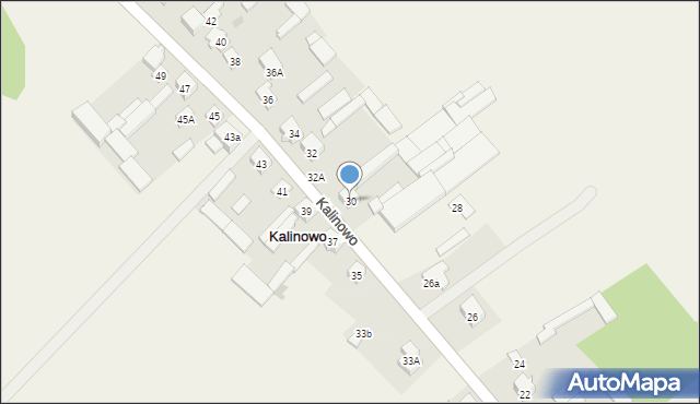 Kalinowo, Kalinowo, 30, mapa Kalinowo