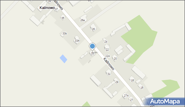 Kalinowo, Kalinowo, 33, mapa Kalinowo