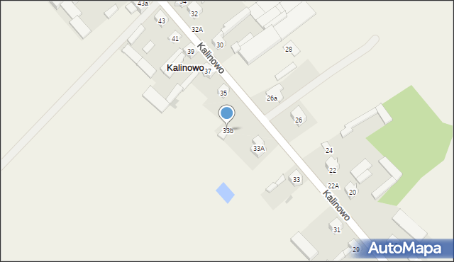 Kalinowo, Kalinowo, 33b, mapa Kalinowo