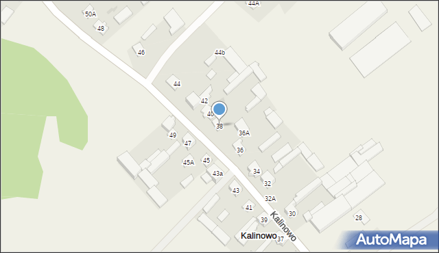 Kalinowo, Kalinowo, 38, mapa Kalinowo