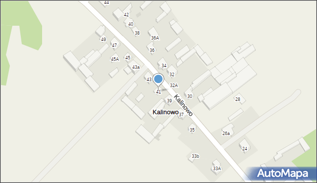 Kalinowo, Kalinowo, 41, mapa Kalinowo