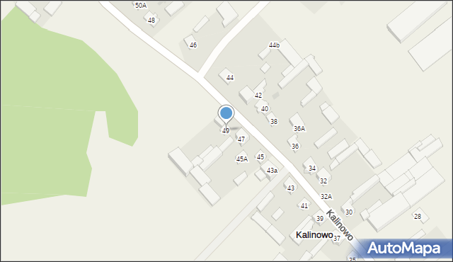 Kalinowo, Kalinowo, 49, mapa Kalinowo