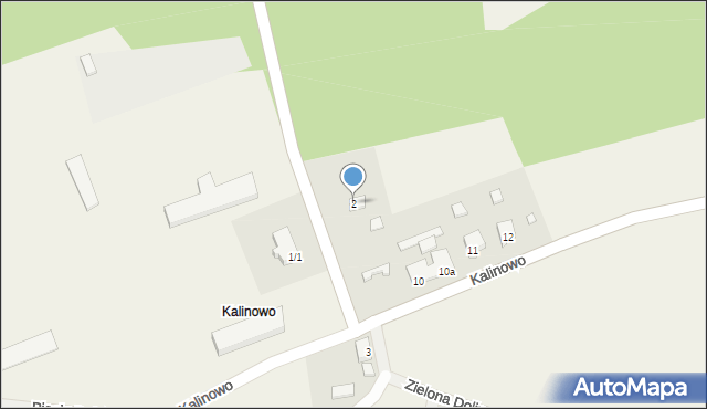 Kalinowo, Kalinowo, 2, mapa Kalinowo