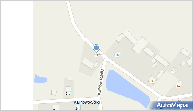 Kalinowo-Solki, Kalinowo-Solki, 19, mapa Kalinowo-Solki