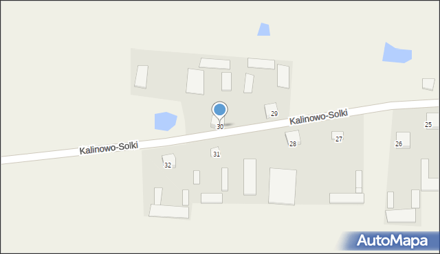 Kalinowo-Solki, Kalinowo-Solki, 30, mapa Kalinowo-Solki