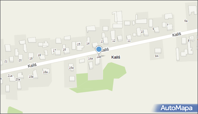 Kaliś, Kaliś, 14b, mapa Kaliś