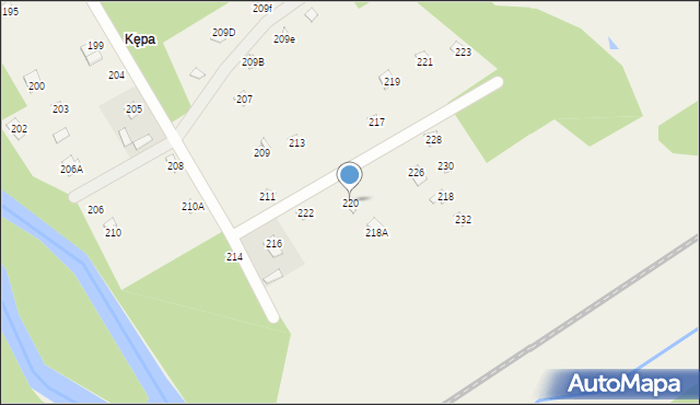 Kaliska, Kaliska, 220, mapa Kaliska