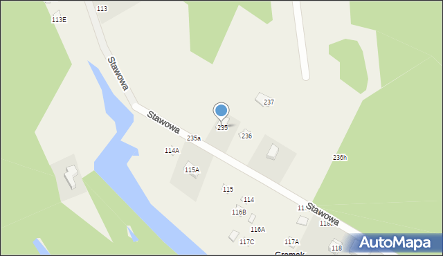 Kaliska, Kaliska, 235, mapa Kaliska