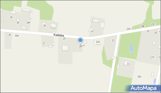 Kaliska, Kaliska, 24, mapa Kaliska