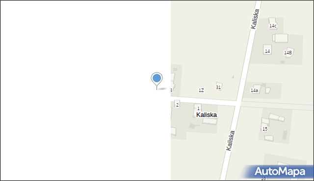 Kaliska, Kaliska, 5, mapa Kaliska