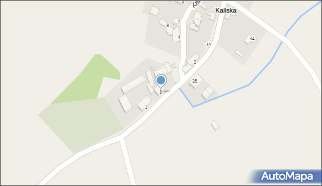 Kaliska, Kaliska, 2, mapa Kaliska