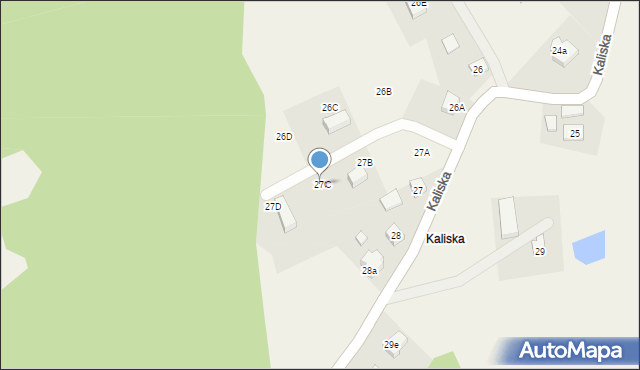 Kaliska, Kaliska, 27C, mapa Kaliska