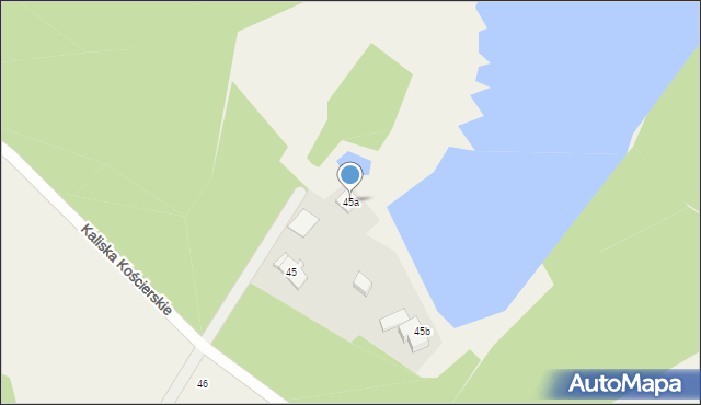 Kaliska Kościerskie, Kaliska Kościerskie, 45a, mapa Kaliska Kościerskie