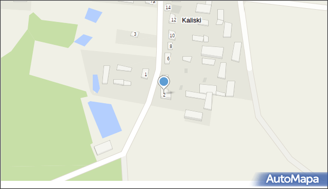 Kaliski, Kaliski, 2, mapa Kaliski