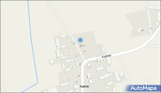 Kaliski, Kaliski, 15, mapa Kaliski