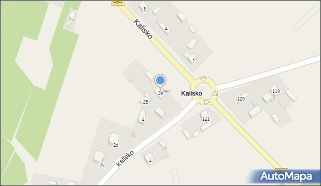 Kalisko, Kalisko, 2a, mapa Kalisko