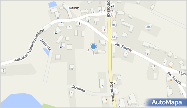 Kalisz, Kalisz, 3, mapa Kalisza