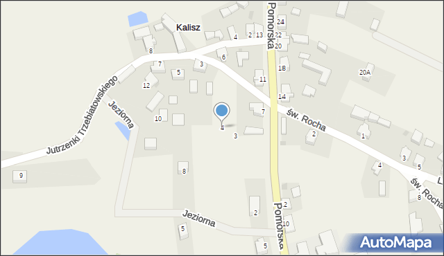 Kalisz, Kalisz, 4, mapa Kalisza