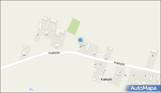 Kaliszki, Kaliszki, 16, mapa Kaliszki