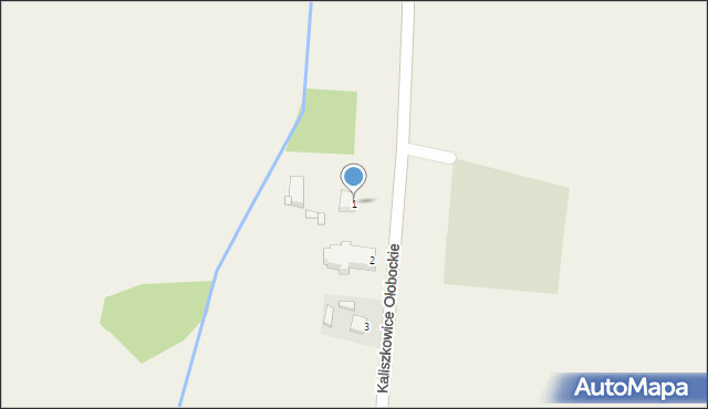 Kaliszkowice Kaliskie, Kaliszkowice Kaliskie, 1, mapa Kaliszkowice Kaliskie