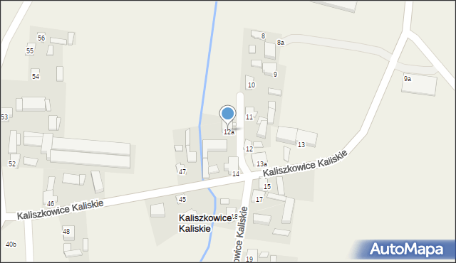 Kaliszkowice Kaliskie, Kaliszkowice Kaliskie, 12a, mapa Kaliszkowice Kaliskie