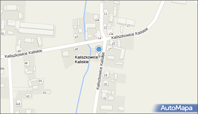 Kaliszkowice Kaliskie, Kaliszkowice Kaliskie, 18, mapa Kaliszkowice Kaliskie