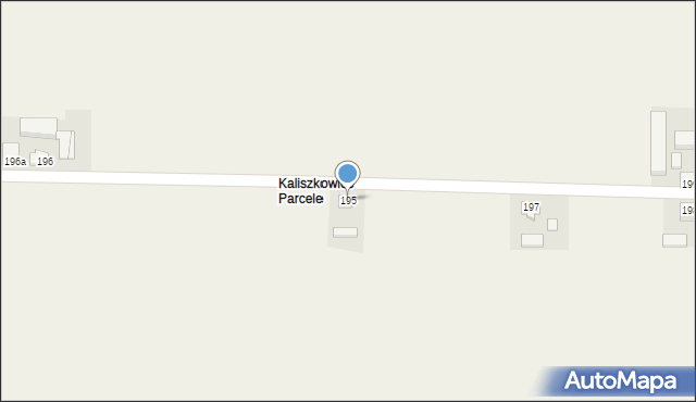 Kaliszkowice Kaliskie, Kaliszkowice Kaliskie, 195, mapa Kaliszkowice Kaliskie