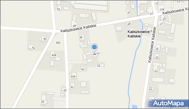 Kaliszkowice Kaliskie, Kaliszkowice Kaliskie, 44, mapa Kaliszkowice Kaliskie