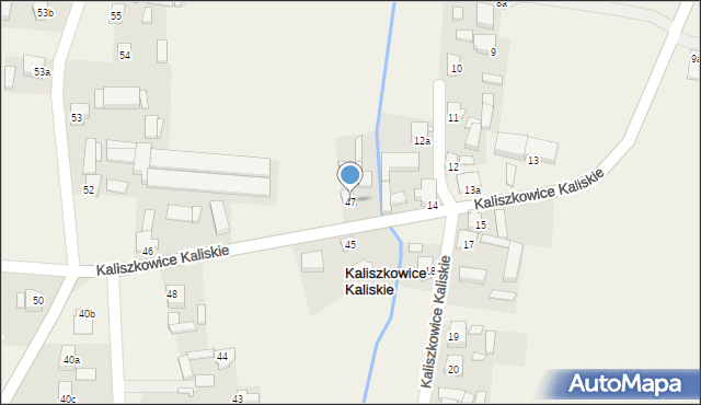 Kaliszkowice Kaliskie, Kaliszkowice Kaliskie, 47, mapa Kaliszkowice Kaliskie