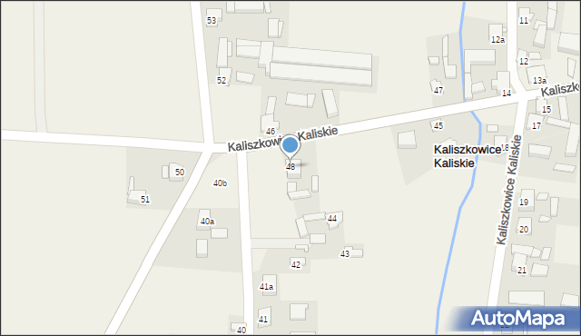 Kaliszkowice Kaliskie, Kaliszkowice Kaliskie, 48, mapa Kaliszkowice Kaliskie