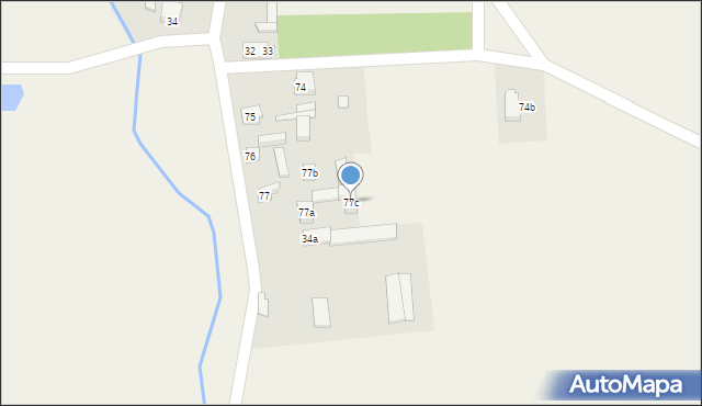 Kaliszkowice Kaliskie, Kaliszkowice Kaliskie, 77c, mapa Kaliszkowice Kaliskie