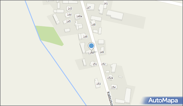 Kaliszkowice Ołobockie, Kaliszkowice Ołobockie, 150, mapa Kaliszkowice Ołobockie