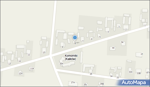 Kałków, Kałków, 8, mapa Kałków