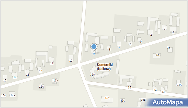 Kałków, Kałków, 9, mapa Kałków