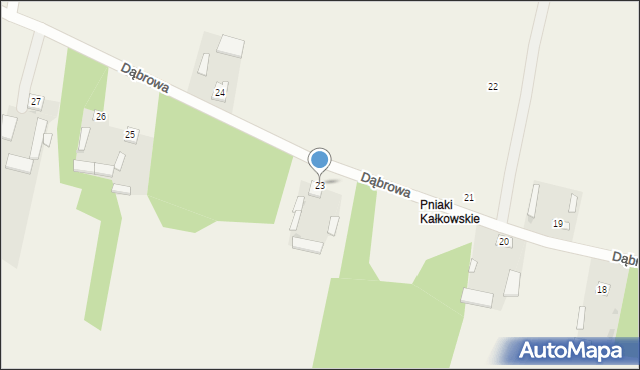 Kałków, Kałków, 23, mapa Kałków