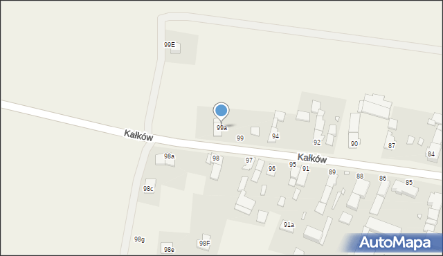 Kałków, Kałków, 99a, mapa Kałków