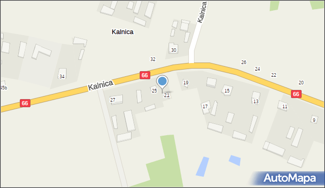 Kalnica, Kalnica, 23, mapa Kalnica