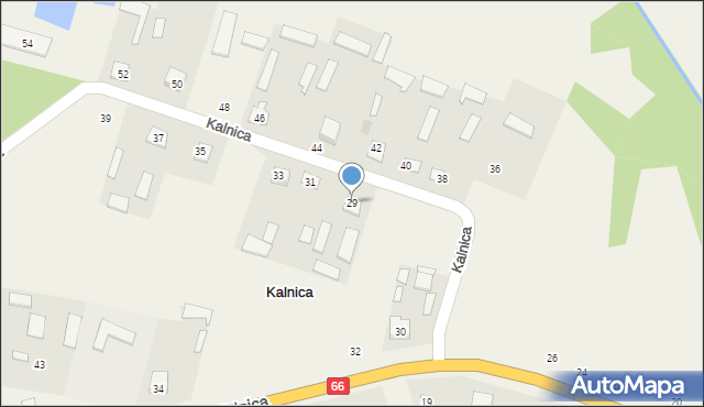 Kalnica, Kalnica, 29, mapa Kalnica