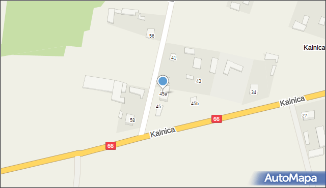 Kalnica, Kalnica, 45a, mapa Kalnica