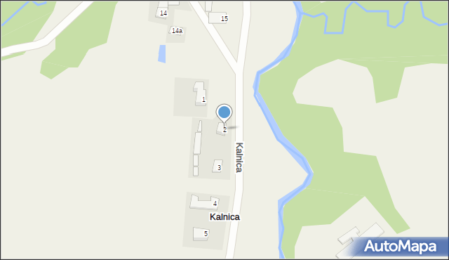 Kalnica, Kalnica, 2, mapa Kalnica