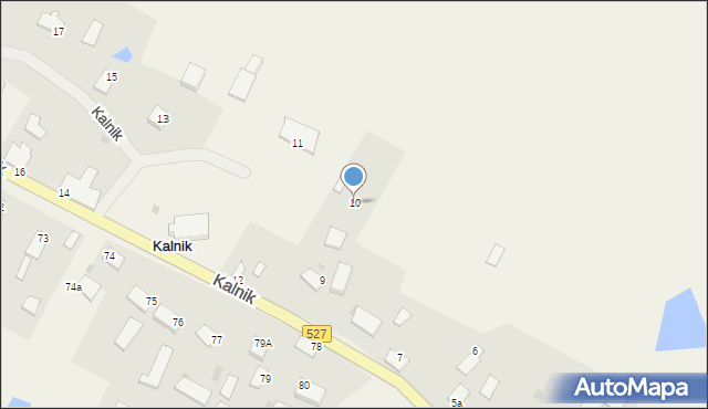 Kalnik, Kalnik, 10, mapa Kalnik