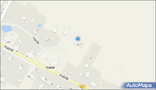 Kalnik, Kalnik, 11, mapa Kalnik